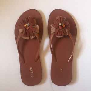 {J. Crew} flip flop sandals Size 7